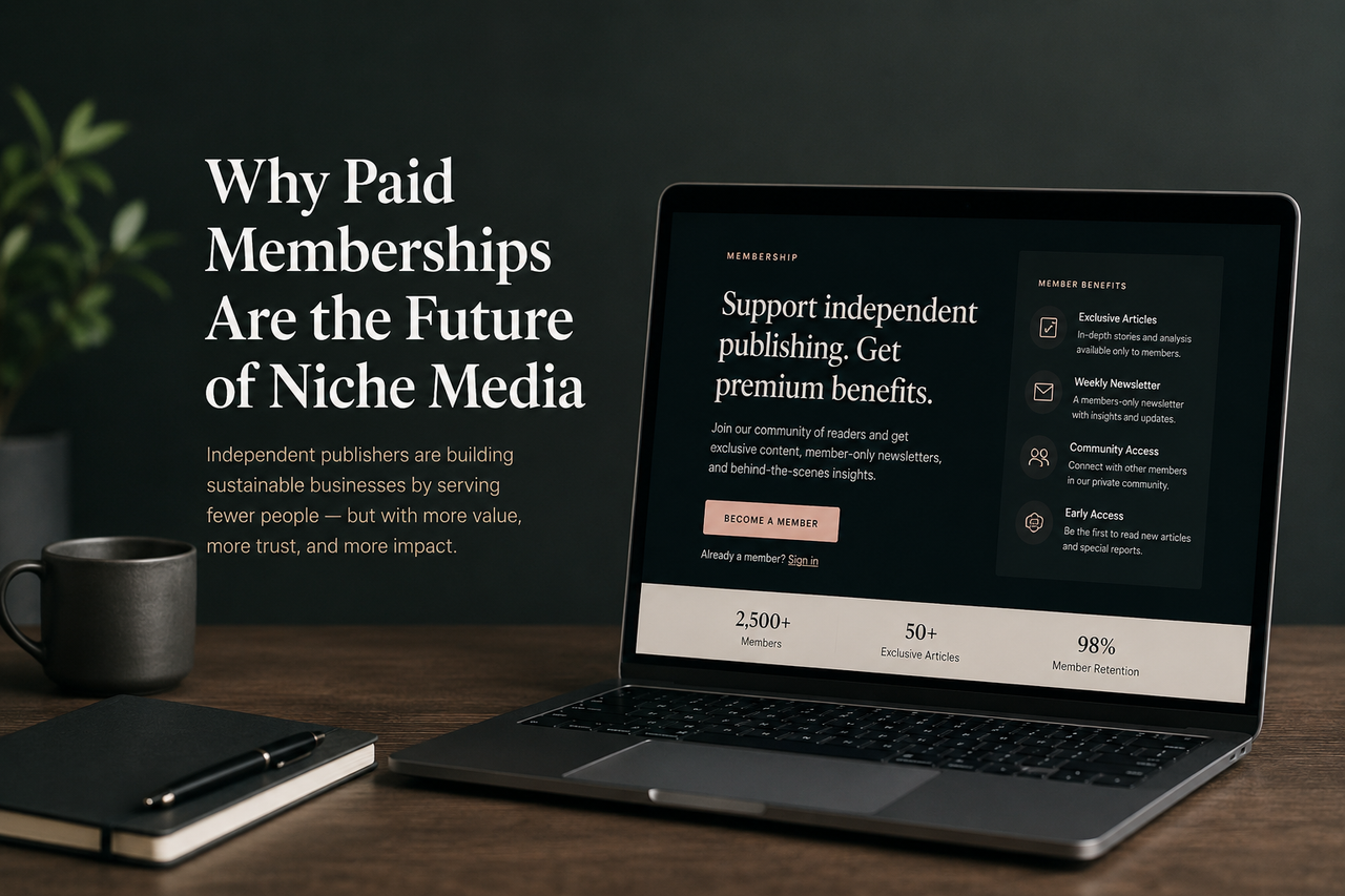 Why Paid Memberships Are the Future of Niche Media